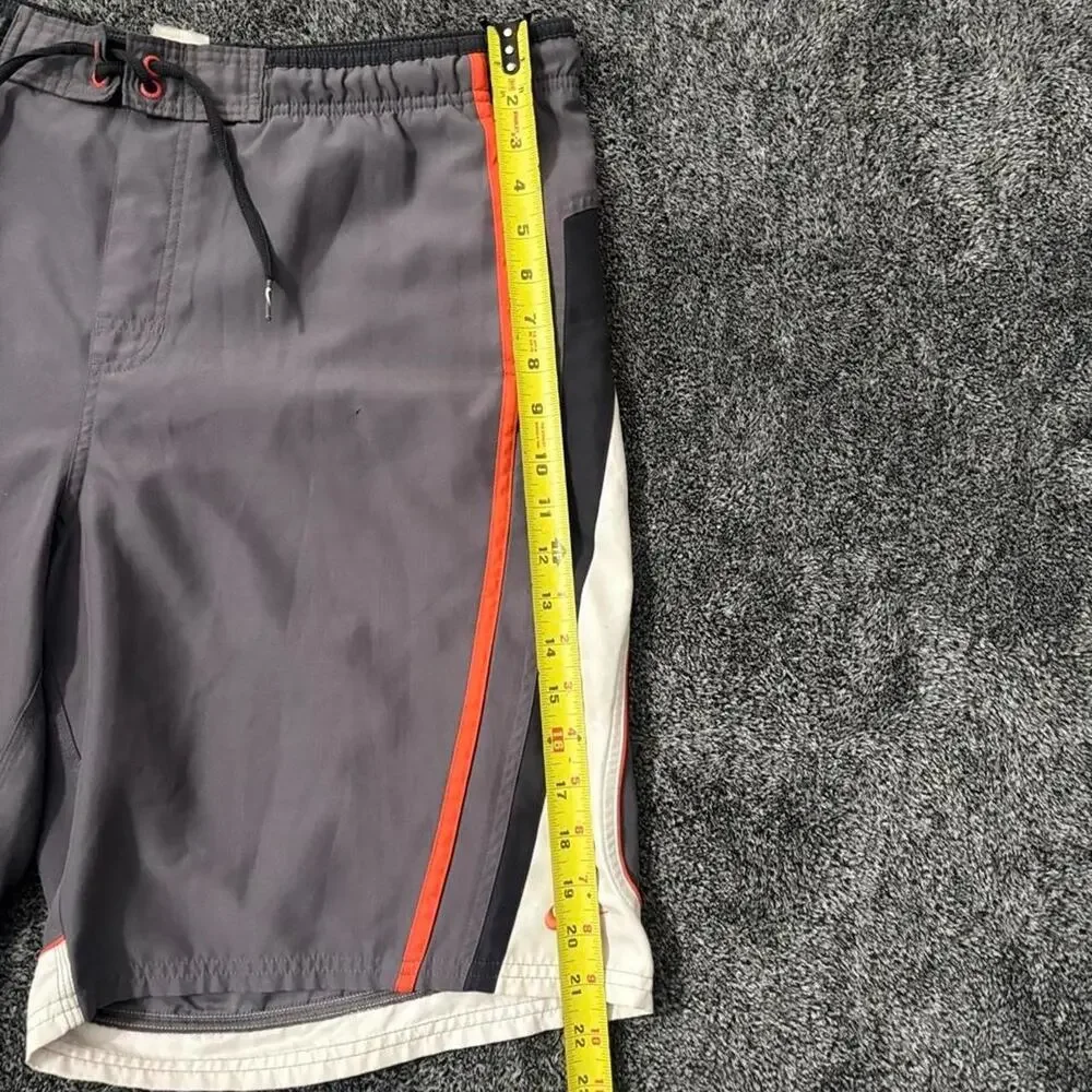 Vintage Nike Y2K Grey Swim Trunks Men's Size L Mesh Lined Shorts